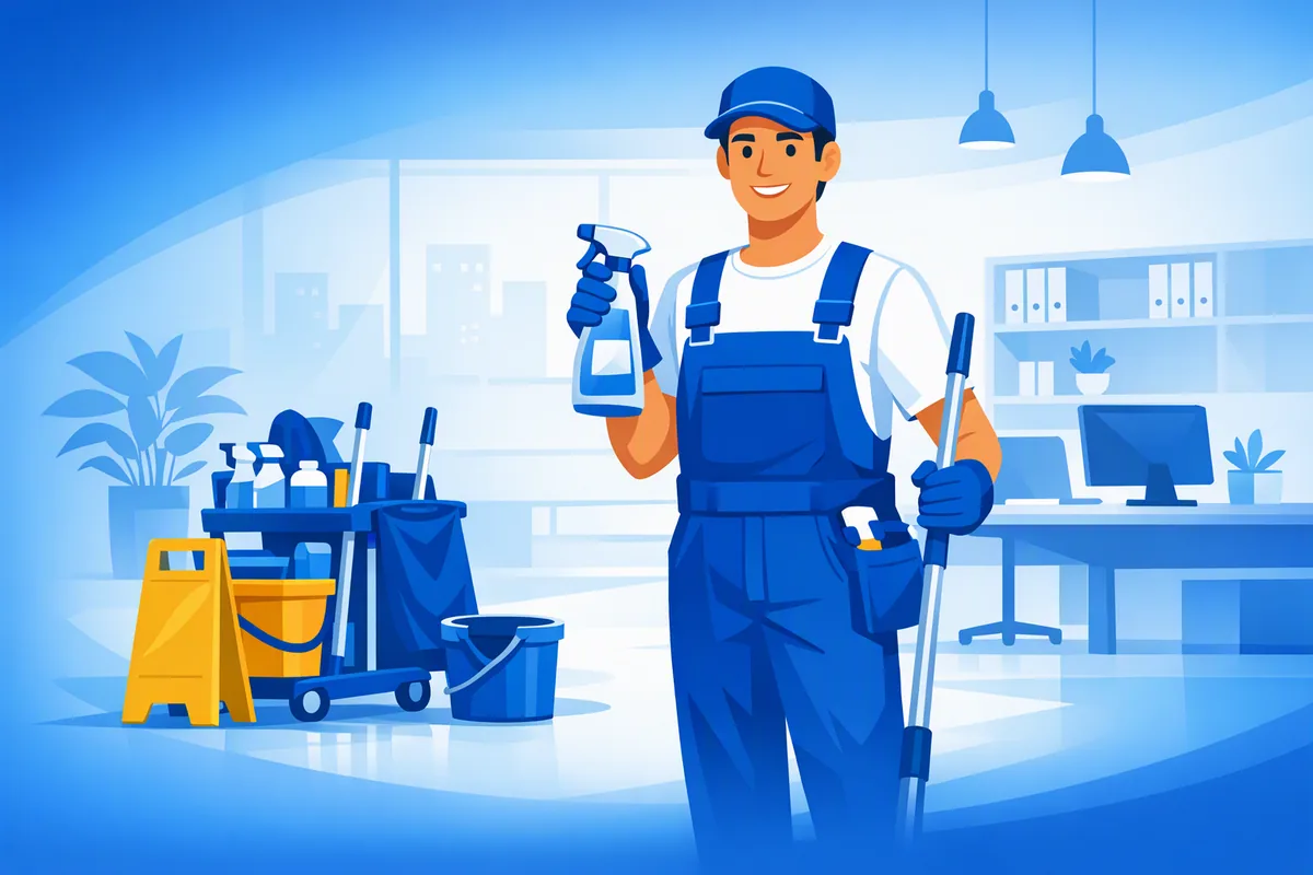 Local business website preview — cleaning services — pool cleaning website by AI4WEB