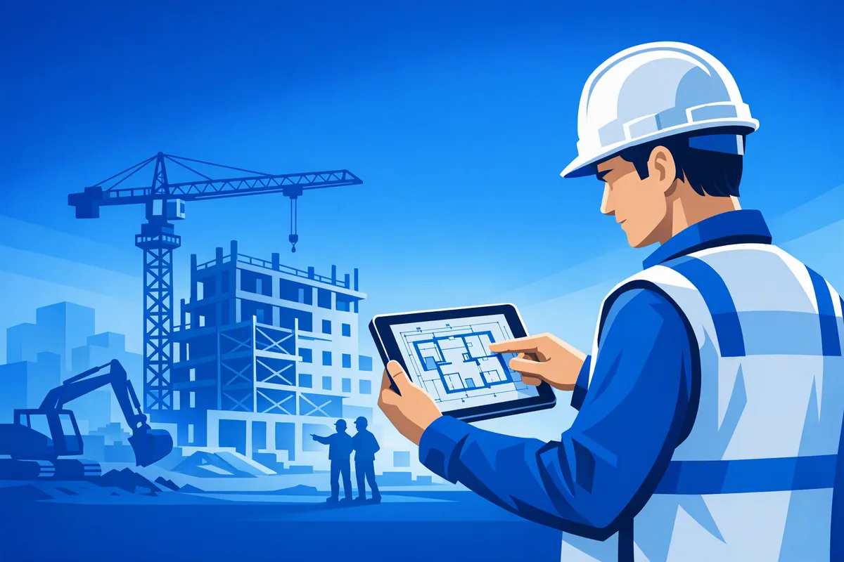 General contractor on site — website by AI4WEB